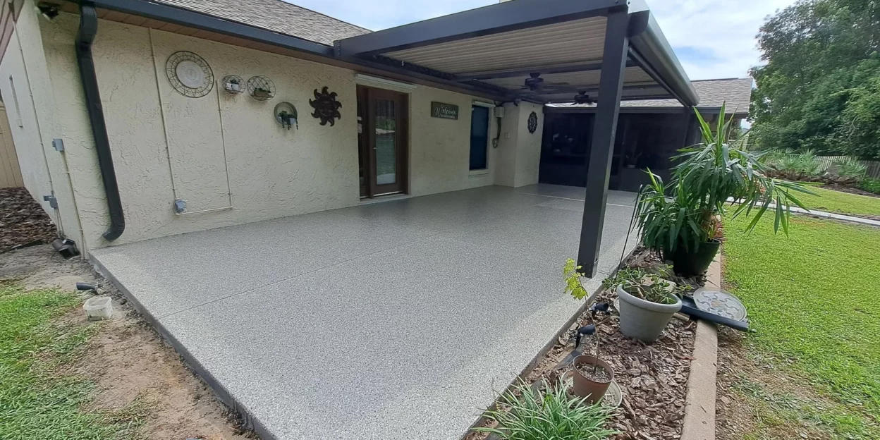 patio transformation after